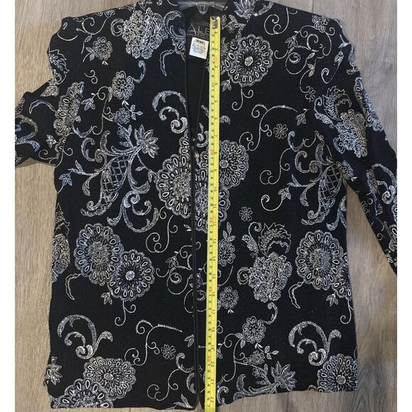 Alex Evenings Petite Women's Sz.PM 2 PC Set Petite Vintage Blazer Jacket Top - Picture 7 of 9